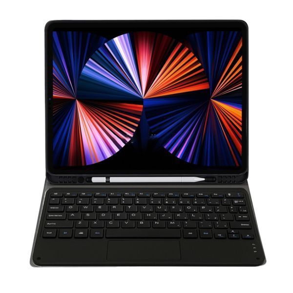 Чохол з бездротовою клавіатурою (TouchPad) BeCover для Apple iPad Air 13 (2024/2025) Deep Blue (712602) 552183 фото