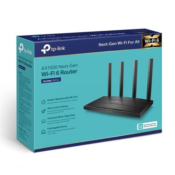 Бездротовий маршрутизатор TP-Link Archer AX12 468908 фото