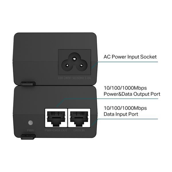 Інжектор PoE+ TP-Link POE160S 548381 фото