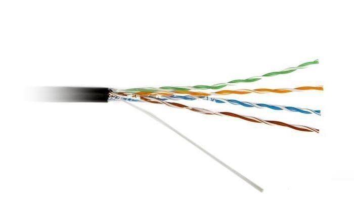 Кабель для зовнішньої прокладки Atcom (20799) Standard FTP, 4*2*0.5мм, ССА, CAT5e, 305м 281460 фото