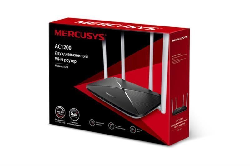 Бездротовий маршрутизатор Mercusys AC12 294424 фото
