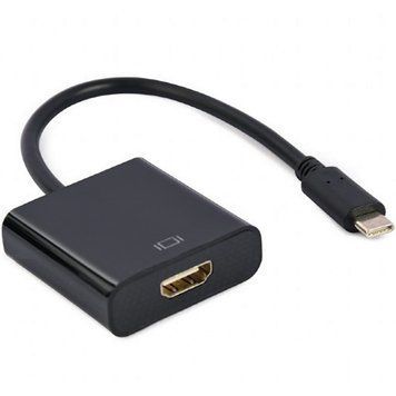 Адаптер Cablexpert USB Type-C - HDMI (M/F) Black (A-CM-HDMIF-04) 445204 фото