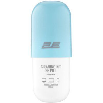 Набір для чищення 2E Pill (2E-SK140BL) LED/LCD + серветка 20х20 см White/Blue 532264 фото