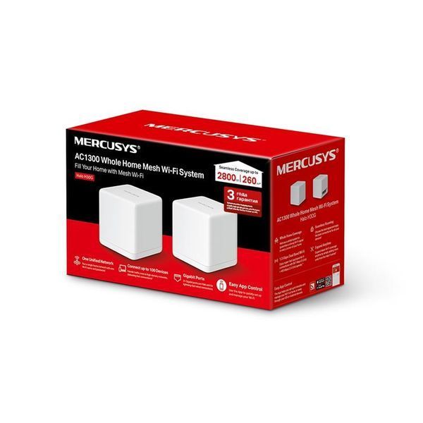 WiFi Mesh система Mercusys Halo H30G (2-pack) 389023 фото