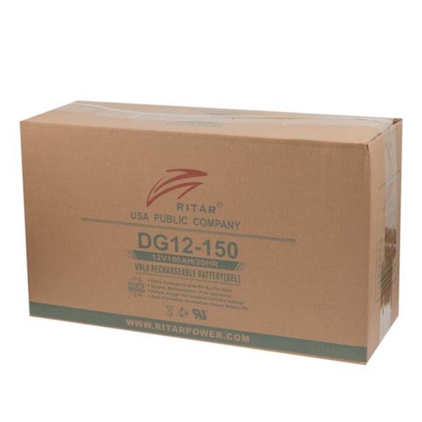 Акумуляторна батарея Ritar 12V 150AH (DG12-150) GEL 453660 фото