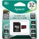 Карта пам`ятi MicroSDHC 32GB UHS-I Class 10 Apacer + SD adapter (AP32GMCSH10U5-R) 242163 фото 3