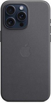 Чохол-накладка Apple FineWoven Case with MagSafe для Apple iPhone 15 Pro Max Black (MT4V3) 480900 фото