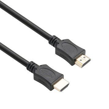 Кабель Prologix HDMI - HDMI V 1.4 (M/M), 0.5 м, Black (PR-HDMI-HDMI-CCS -01-30-05m) 396662 фото
