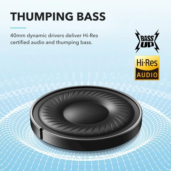 Bluetooth-гарнітура Anker SoundCore Q20i Black (A3004G11) 508371 фото