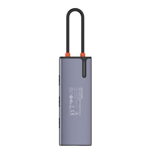 Док-станція СolorWay USB-C 6-в-1 Type C PD 100W/USB3.0х3/USB2.0/RJ45 (CW-HUB03) 523896 фото
