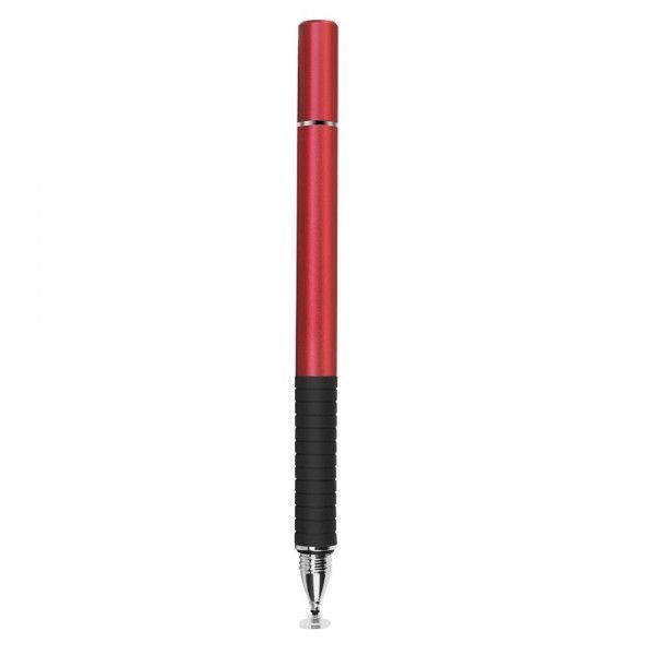 Стилус Goojodoq універсальний 2 в 1 Capacitive TPU Grip Red (4000074017232R) 391695 фото
