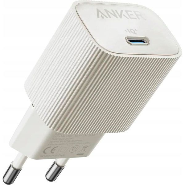 Мережевий зарядний пристрій Anker PowerPort 511 Nano IV White, 30 W USB Type-C (A2337G21) 555465 фото