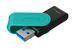 Флеш-накопичувач USB3.2 128GB Kingston DataTraveler Exodia S Black/Green (DTXS/128GB) 556361 фото 2