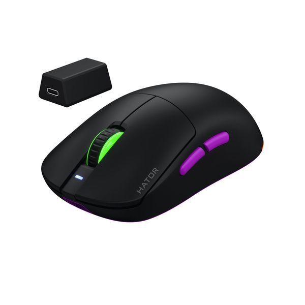 Миша бездротова Hator Quasar 3 Ultra 8K Wireless Black (HTM770) 543212 фото