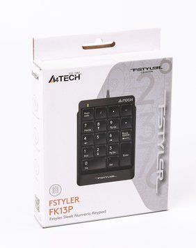 Цифровий клавiатурный блок A4Tech FK13P Black 307440 фото