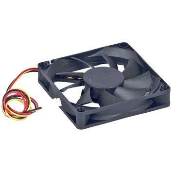Вентилятор Gembird Sleeve D7015SM-3, 70x70x15 мм, 3-pin, чорний 6873 фото