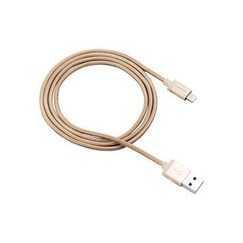 Кабель Canyon USB - Lightning (M/M) 1 м, Gold (CNS-MFIC3GO) 263555 фото