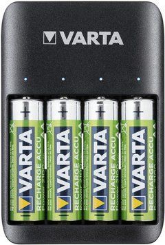 Зарядний пристрiй Varta Value USB Quattro Charger+4xAA 2100mAh (57652) 481636 фото