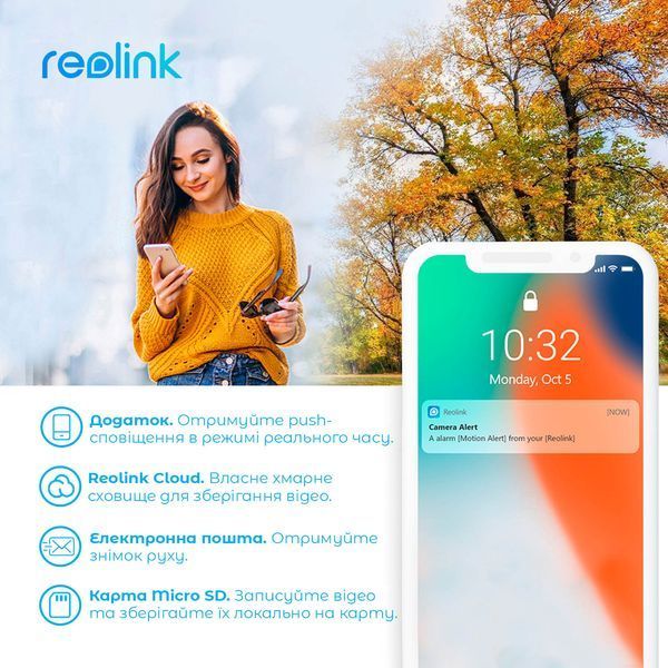 IP камера Reolink Go PT Plus без сонячної панелі 519502 фото
