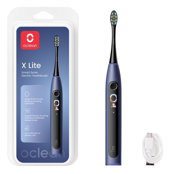 Розумна зубна електрощітка Oclean X Lite Blue (6970810555974) 551047 фото