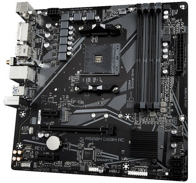 Материнська плата Gigabyte A520M DS3H AC Socket AM4 551216 фото