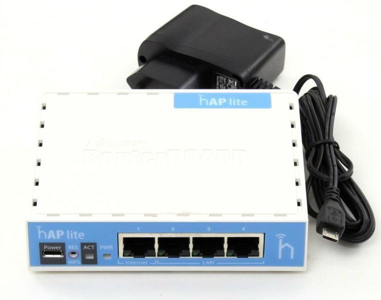 Бездротовий маршрутизатор Mikrotik hAP lite (RB941-2ND) 105573 фото