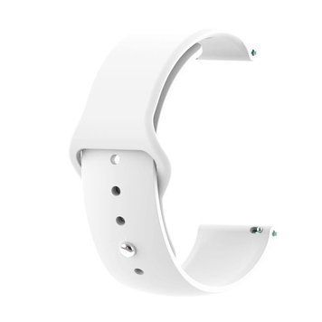 Силіконовий ремінець BeCover для Amazfit Stratos 1/2/2S/3/GTR 2/GTR 47mm/GTR Lite 47mm/Nexo/Pace White (706377) 365942 фото