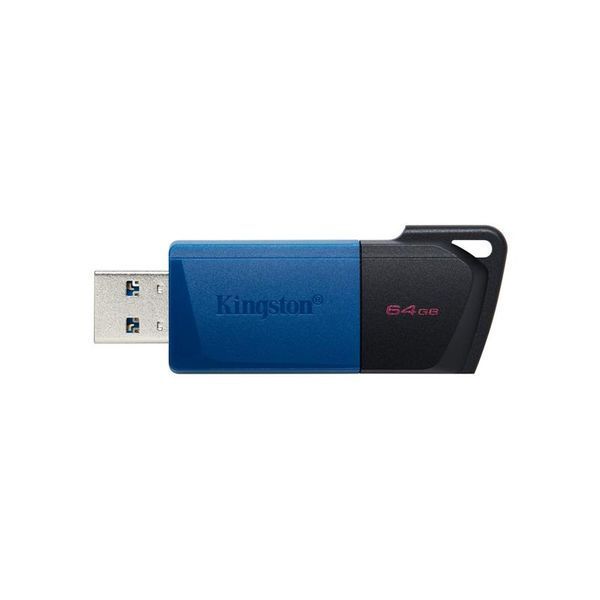 Флеш-накопичувач USB3.2 2x64GB Kingston DataTraveler Exodia M Black/Blue (DTXM/64GB-2P) 483460 фото