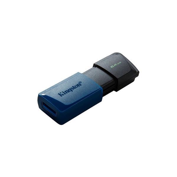 Флеш-накопичувач USB3.2 2x64GB Kingston DataTraveler Exodia M Black/Blue (DTXM/64GB-2P) 483460 фото