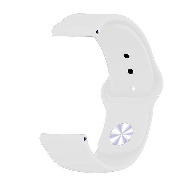 Силіконовий ремінець BeCover для Amazfit Stratos 1/2/2S/3/GTR 2/GTR 47mm/GTR Lite 47mm/Nexo/Pace White (706377) 365942 фото