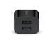 Мережевий зарядний пристрій REAL-EL CH-210 (2USB, 2.1A) Black 296268 фото 5