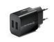 Мережевий зарядний пристрій REAL-EL CH-210 (2USB, 2.1A) Black 296268 фото 3