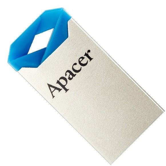 Флеш-накопичувач USB 32GB Apacer AH111 Silver/Blue (AP32GAH111U-1) 242886 фото