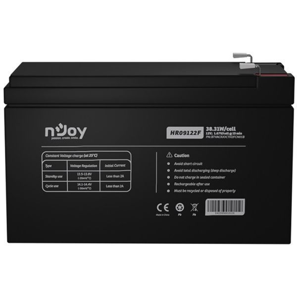 Акумуляторна батарея Njoy HR09122F 12V 9AH (BTVACIUOCTH2FCN01B) AGM 332673 фото