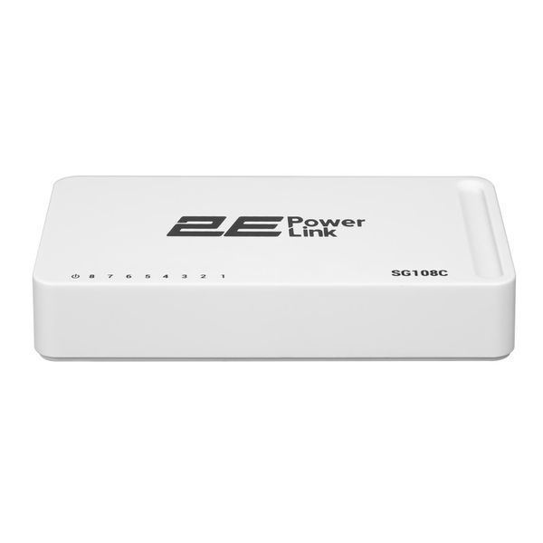 Комутатор 2E PowerLink SG108C (8xGE, некерований) 490438 фото