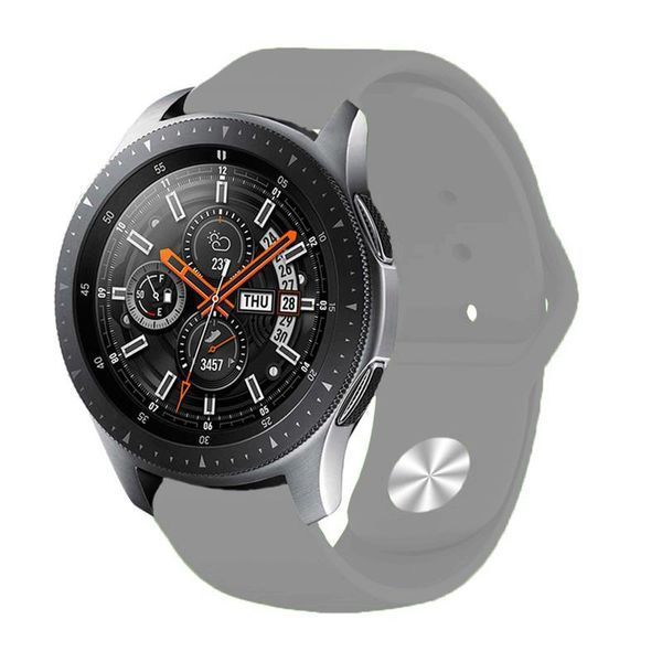 Силіконовий ремінець BeCover для Amazfit Stratos 1/2/2S/3/GTR 2/GTR 47mm/GTR Lite 47mm/Nexo/Pace Gray (706380) 365945 фото