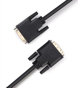 Кабель Prologix DVI - DVI (M/M), Single link,18+1, 3 м, Black (PR-DVI-DVI-P-05-28-3m) 396693 фото