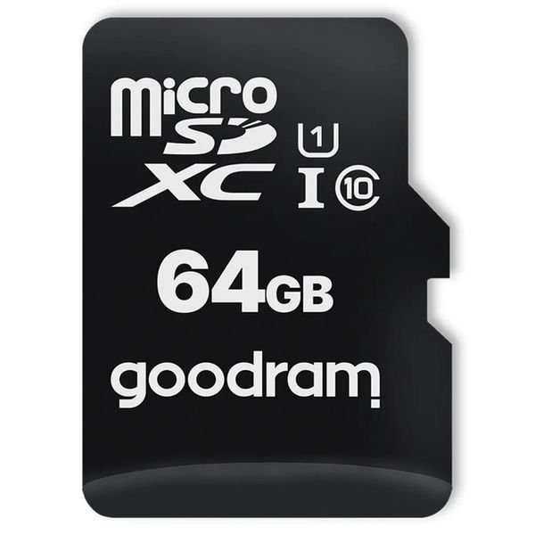 Карта пам`ятi MicroSDXC 64GB UHS-I Class 10 Goodram + SD-adapter + OTG Card reader (M1A4-0640R12) 244845 фото