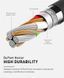 Кабель Luxe Cube Kevlar USB - micro USB (M/M), 1.2 м, білий (8886668686266) 340035 фото 4