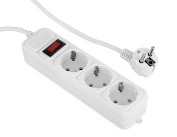 Фільтр живлення ProLogix (PRS-075P3-45W) 2.2 кВт, 3 розетки, 4.5 м, білий 444565 фото