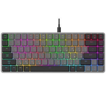 Клавіатура GamePro MK141R Red Swich Low Profile RGB Dark Gray 531241 фото