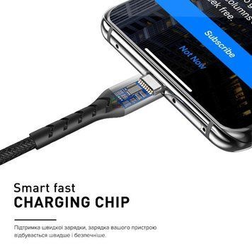 Кабель Luxe Cube Kevlar USB - micro USB (M/M), 1.2 м, райдужний (8886668686259) 340036 фото