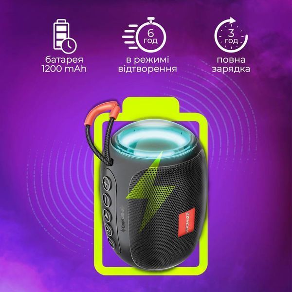 Акустична система Promate Capsule-3 Black 530474 фото