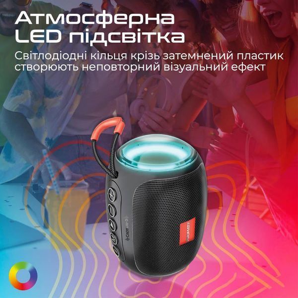 Акустична система Promate Capsule-3 Black 530474 фото