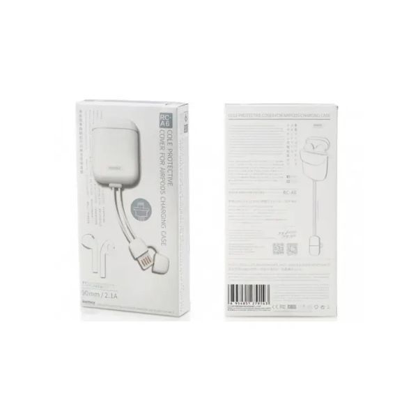 Чохол Remax RC-A6 Airpod charger для Apple AirPods White (6954851279143) 538814 фото