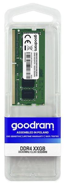 Модуль пам`яті SO-DIMM 8GB/3200 DDR4 Goodram (GR3200S464L22S/8G) 435562 фото