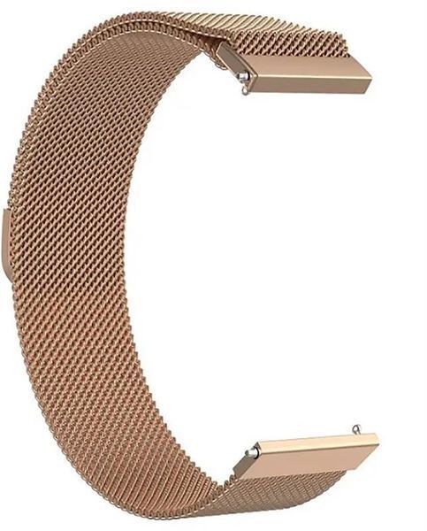 Ремінець BeCover Milanese Style для Xiaomi Amazfit Bip (22mm) Lite/Bip S Lite/GTR 42mm/GTS/TicWatch S2/TicWatch E/GTS 3/GTS 2 mini Brown (707736) 425906 фото