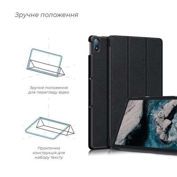Чохол-книжка BeCover Smart для Nokia T20 10.4" Black (708041) 453382 фото