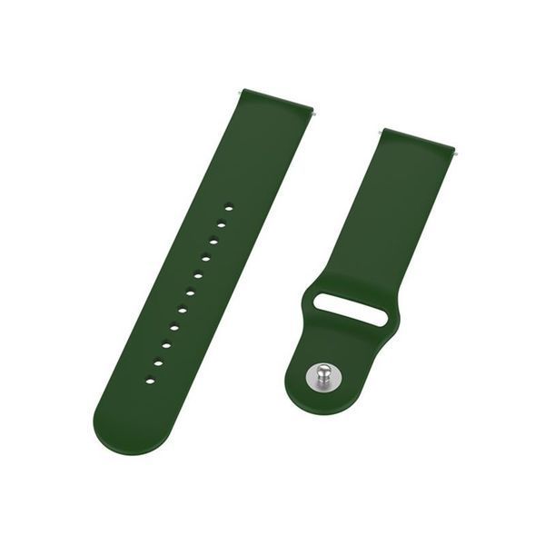 Силіконовий ремінець BeCover для Xiaomi iMi KW66/Mi Watch Color/Haylou LS01/Watch S1 Active Green (706367) 365913 фото