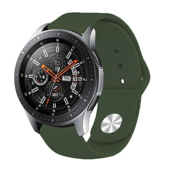 Силіконовий ремінець BeCover для Xiaomi iMi KW66/Mi Watch Color/Haylou LS01/Watch S1 Active Green (706367) 365913 фото